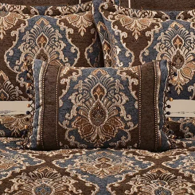 Queen Street Serafina Square Throw Pillow In Brown