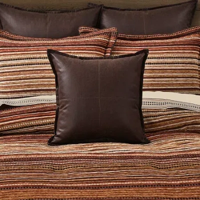 Queen Street Solstice Square Throw Pillow In Brown