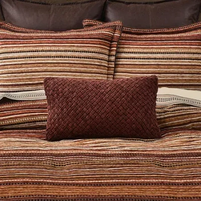 Queen Street Solstice Square Throw Pillow In Burgundy