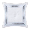 Queen Street Square Throw Pillow In Blue