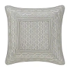 Queen Street Square Throw Pillow In Gray