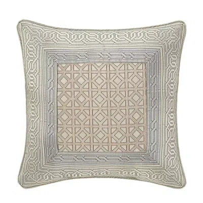 Queen Street Square Throw Pillow In Green