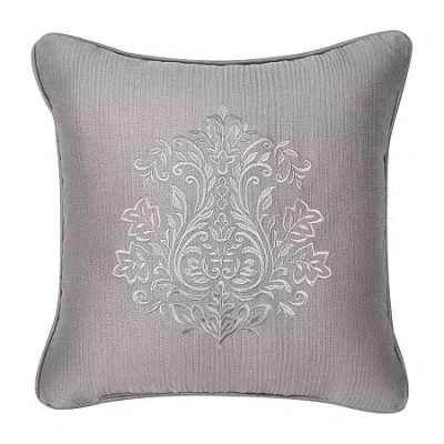 Queen Street Square Throw Pillow In Purple