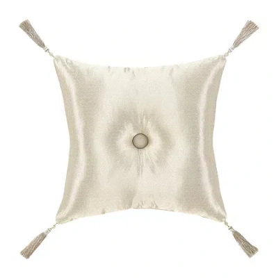 Queen Street Square Throw Pillow In Sand