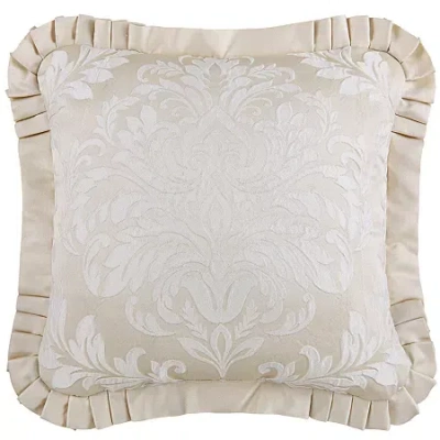 Queen Street Square Throw Pillow In White