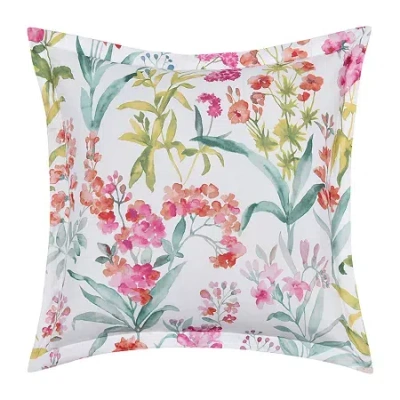 Queen Street Tahlia Square Throw Pillow In Pink