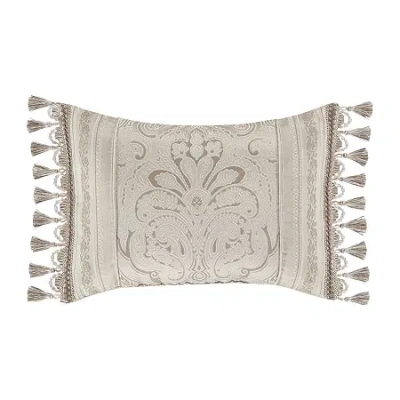 Queen Street Taylor Boudoir Decorative Throw Pillow Rectangular Throw Pillow In Sand