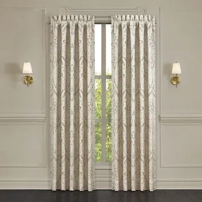 Queen Street Taylor Rod Pocket Energy Saving Light-filtering Set Of 2 Curtain Panel In Sand