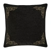 Queen Street Terra Reversible Euro Sham In Black