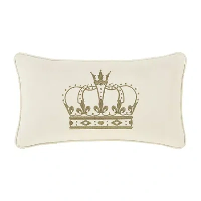 Queen Street Toulhouse Crown Rectangular Throw Pillow In Yellow