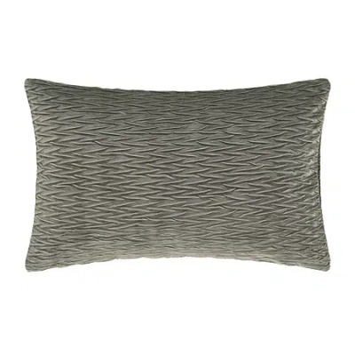 Queen Street Toulhouse Ripple Throw Pillow Cover In Black