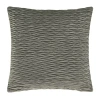 Queen Street Toulhouse Ripple Throw Pillow Cover In Black