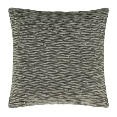 Queen Street Toulhouse Ripple Throw Pillow Cover In Black