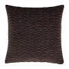 Queen Street Toulhouse Ripple Throw Pillow Cover In Brown
