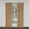Queen Street Toulhouse Rod Pocket Energy Saving Light-filtering Single Curtain Panel In Yellow