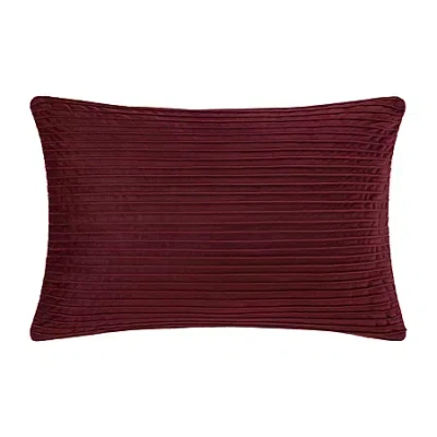 Queen Street Toulhouse Straight Throw Pillow Cover In Red