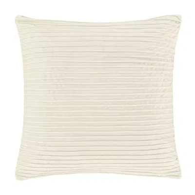 Queen Street Toulhouse Straight Throw Pillow Cover In White