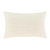 Queen Street Toulhouse Straight Throw Pillow Cover In White