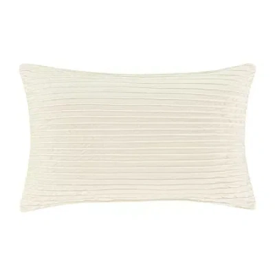 Queen Street Toulhouse Straight Throw Pillow Cover In White