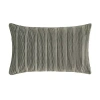 Queen Street Toulhouse Wave Throw Pillow Cover In Black