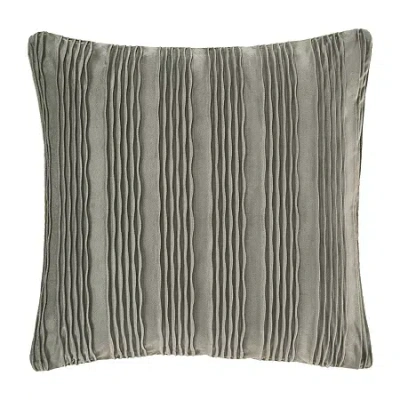 Queen Street Toulhouse Wave Throw Pillow Cover In Black