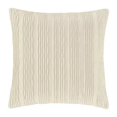 Queen Street Toulhouse Wave Throw Pillow Cover In White