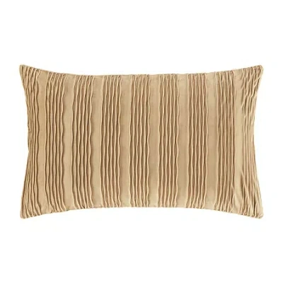 Queen Street Toulhouse Wave Throw Pillow Cover In Yellow