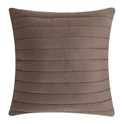 Queen Street Valletta Square Throw Pillow In Brown