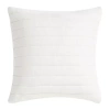 Queen Street Valletta Square Throw Pillow In White