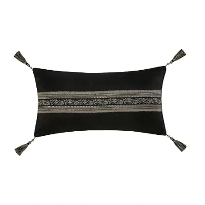 Queen Street Viccorino Rectangular Throw Pillow In Silver