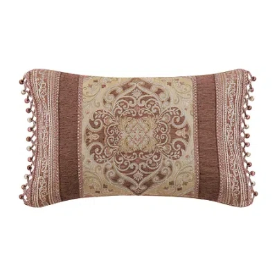 Queen Street Wallace Terracotta Rectangular Throw Pillow In Brown