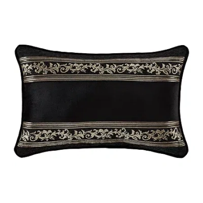 Queen Street Willow Rectangular Throw Pillow In Black