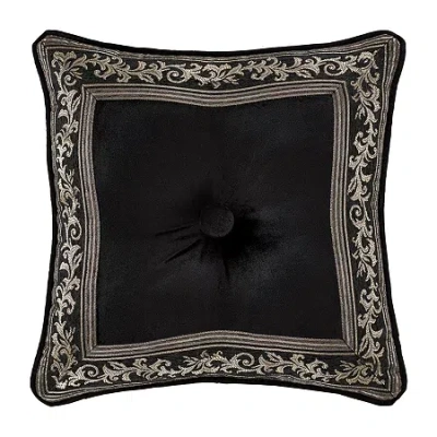 Queen Street Willow Square Throw Pillow In Black