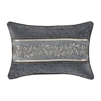 Queen Street Woodmere Square Throw Pillow In Blue