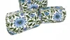 Queens Designs Women's 3 In 1 Quilted Cosmetic Bag In Blue Garden Bloom In Multi