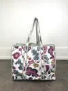 Queens Designs Women's Large Quilted Tote Bag In Wine Country Floral In Multi