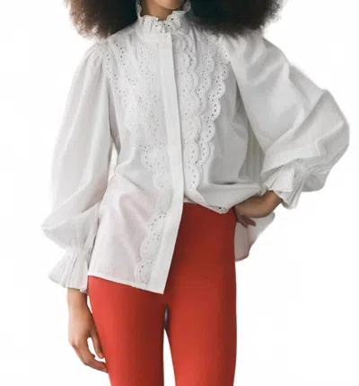 Queens Of Archive Rita Top In White In Multi