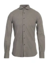 Queensway Man Shirt Sage Green Size 15 Cotton