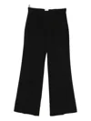 Quelledue Melody Flared Trousers In Black