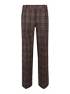 Quelledue Trousers In Brown