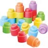 Quercetti Soft Stack Baby Bricks In Multi