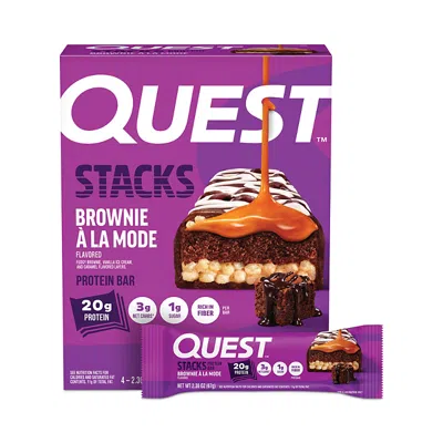 Quest 12 Count Brownie Ala Mode Bars In Purple