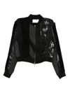Quetsche Double-layer Bomber Jacket In Black