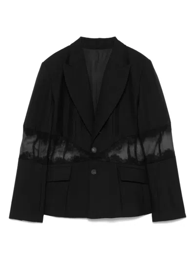 Quetsche Sheer-panelled Blazer
