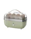 Quickbite 8-egg Countertop Egg Cooker In Green