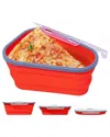 Quickbite Pizza Storage Container In Red
