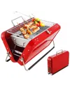 Quickbite Portable Bbq Case In Red