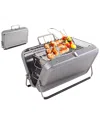 Quickbite Portable Bbq Case In Silver