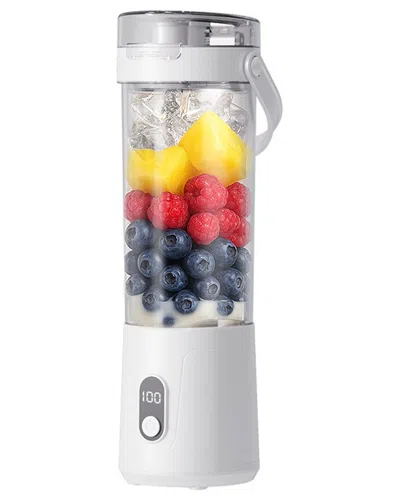 Quickbite Portable Juice Blender Bottle In Silver