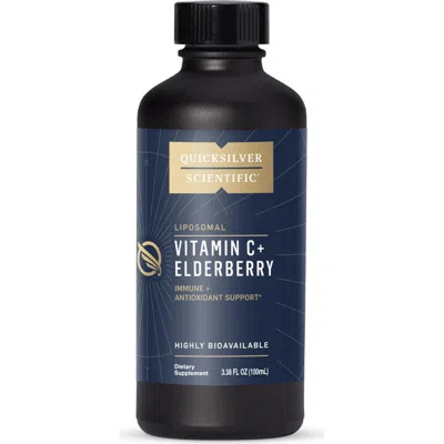 Quicksilver Scientific Liposomal Vitamin C And Elderberry Liquid Supplement